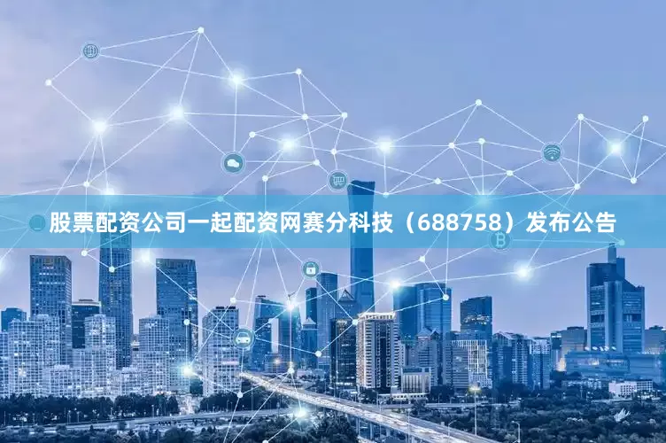股票配资公司一起配资网赛分科技（688758）发布公告